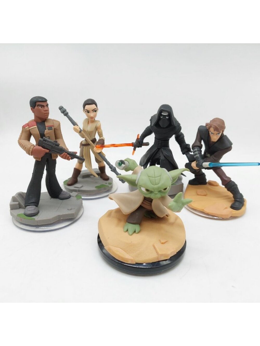 Disney Infinity 3.0 Edition: Star Wars YODA Ren Finn Kylo Anakin  Lot Of 5